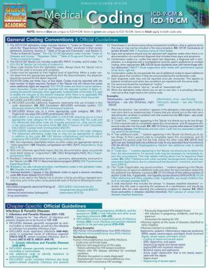 Medical Coding: Icd-10-Cm - Guide (SKU 10506608106)