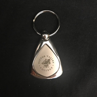 Droplet 2 Tone Key Ring