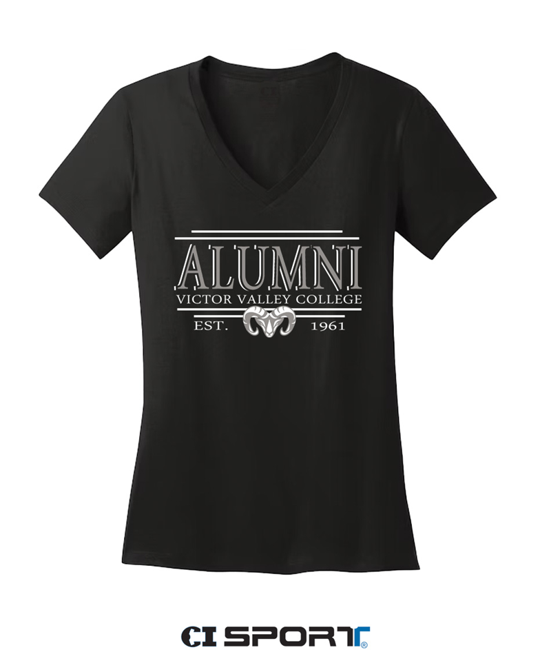 VVC Alumni 1961 Ladies V-Neck T-Shirt (SKU 10682081122) VVC Alumni 1961 Ladies V-Neck T-Shirt (SKU 10682081122)