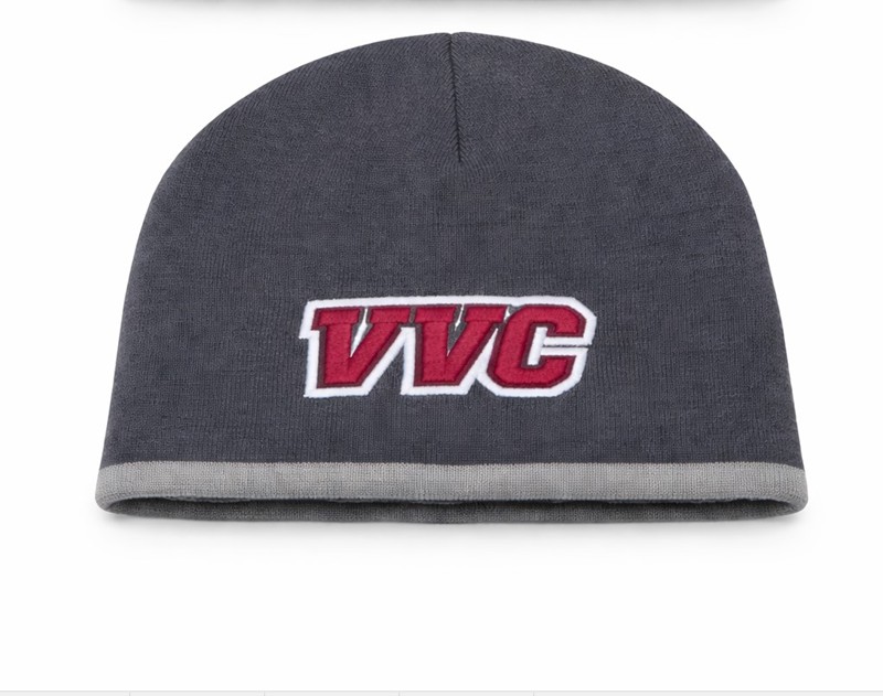 The Game Two-Tone Charcoal Beanie W/Maroon VVC Logo (SKU 1069162567) The Game Two-Tone Charcoal Beanie W/Maroon VVC Logo (SKU 1069162567)
