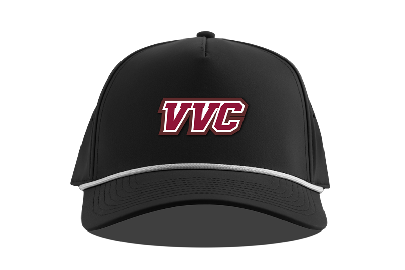 Bb Curved Black Hat W/Maroon And White Rubber Patch (SKU 1069282067) Bb Curved Black Hat W/Maroon And White Rubber Patch (SKU 1069282067)