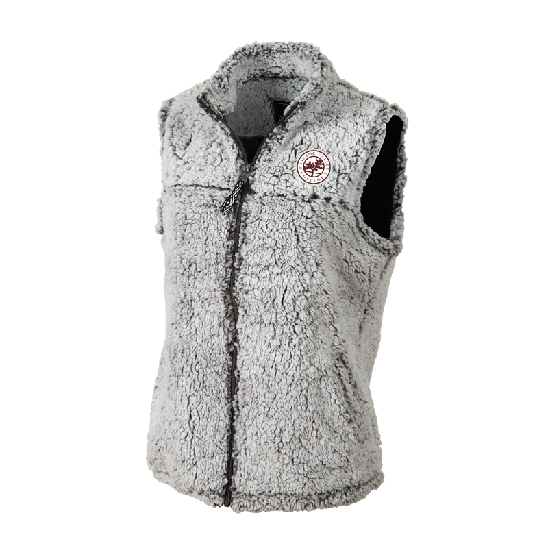 Frosty Grey Sherpa Vest | Rams Store