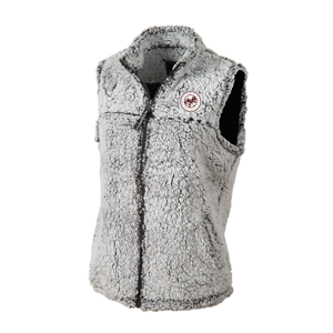 Frosty Grey Sherpa Vest