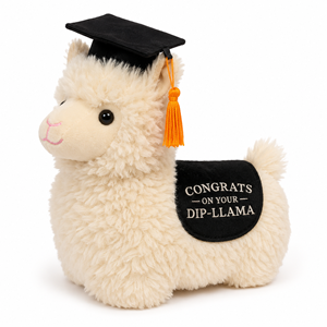 11' Fuzy Grad Llama