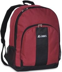 BACKPACK W/FRONT & SIDE POCKETS