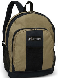 BACKPACK W/FRONT & SIDE POCKETS