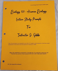 Biology 107 Study Guide J. Gibbs