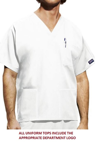 Mens Nursing Top, Wine or White